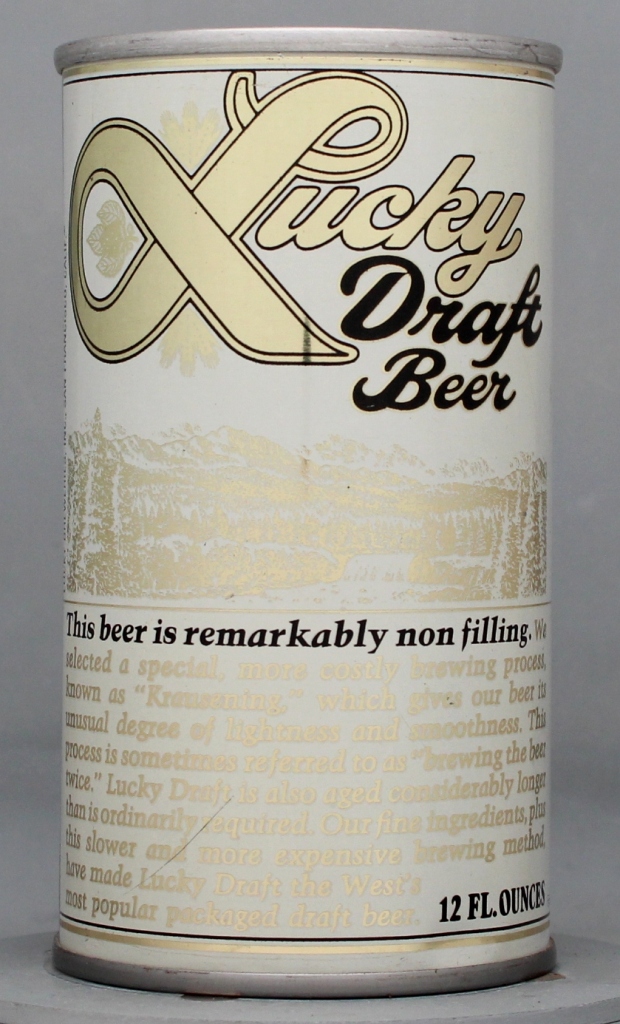 Lucky Draft 12 Oz Tab Top Can