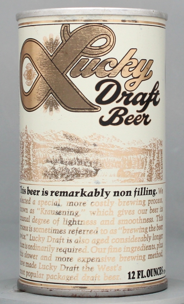 Lucky Draft 12 Oz Tab Top Can