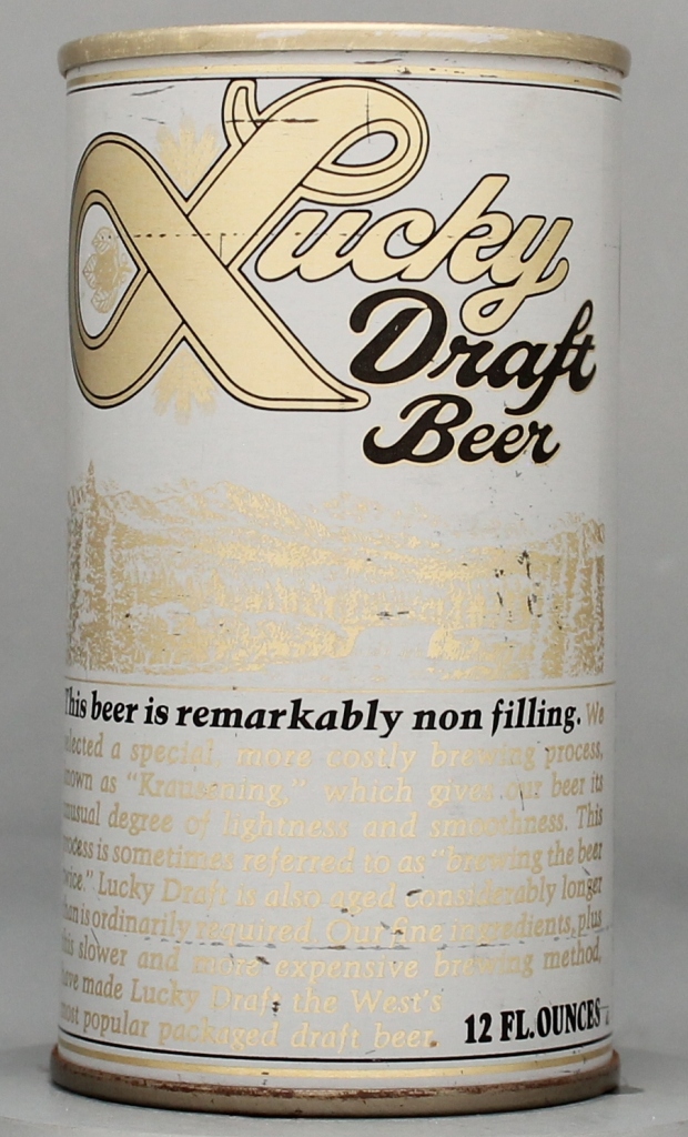 Lucky Draft 12 Oz Tab Top Can