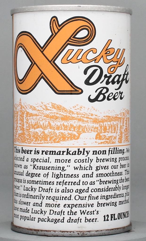 Lucky Draft 12 Oz Tab Top Can
