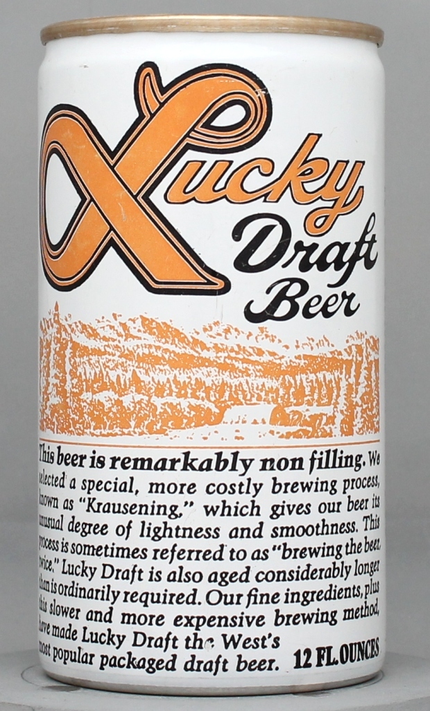 Lucky Draft 12 Oz Tab Top Can