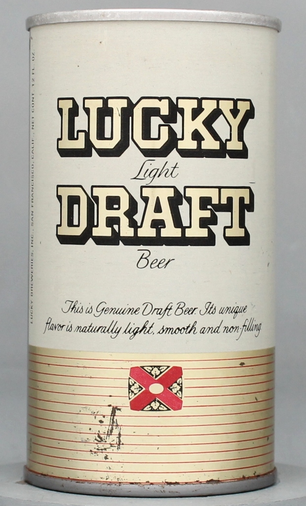 Lucky Light Draft 12 Oz Tab Top Can
