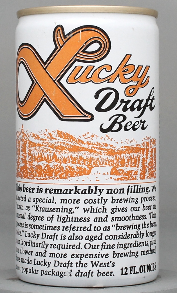 Lucky Draft 12 Oz Tab Top Can