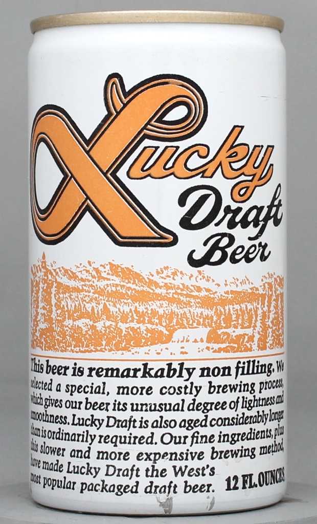 Lucky Draft 12 Oz Tab Top Can