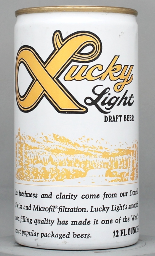 Lucky Light Draft 12 Oz Tab Top Can