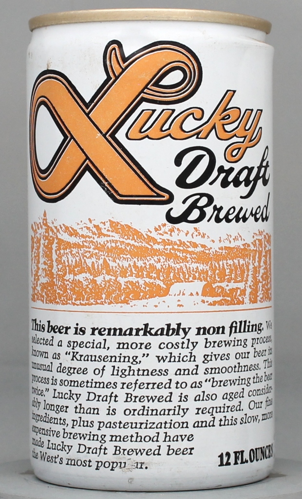 Lucky Draft 12 Oz Tab Top Can