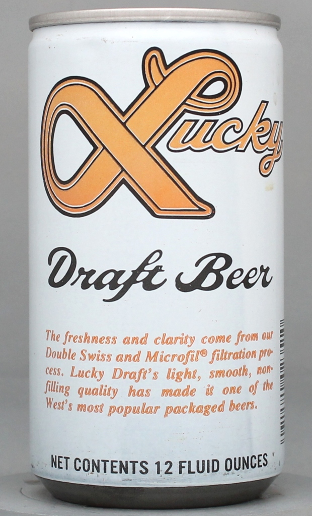 Lucky Draft 12 Oz Tab Top Can