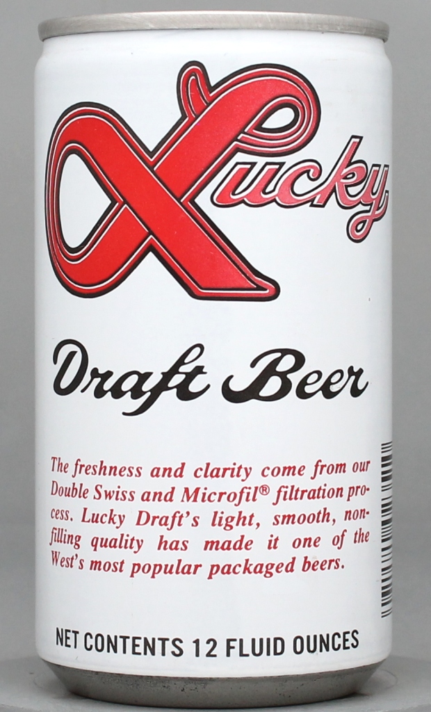 Lucky Draft 12 Oz Tab Top Can
