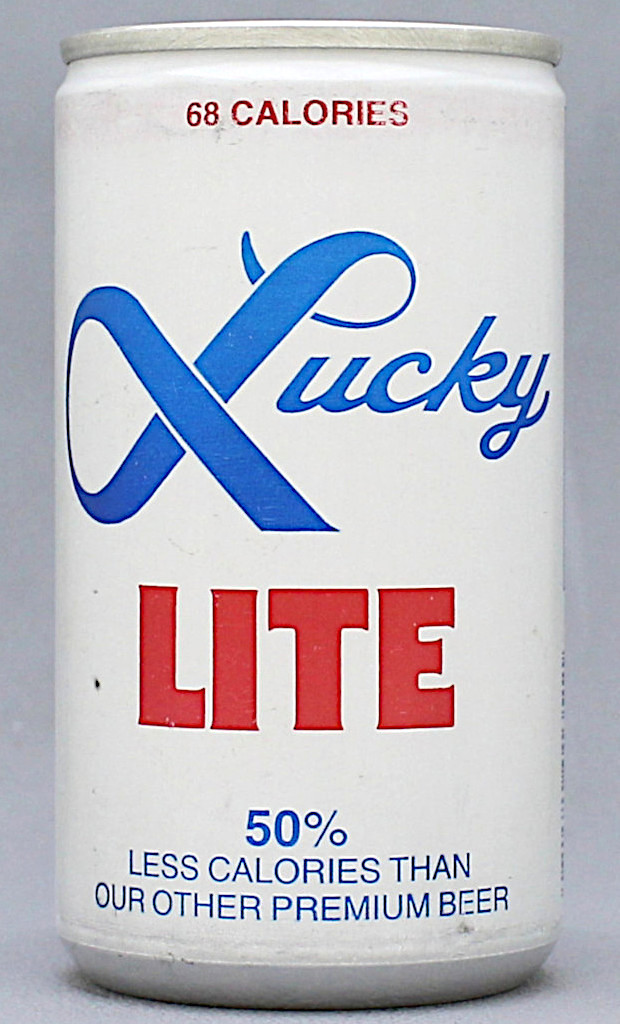 Lucky Light Beer 12 Oz Tab Top Can