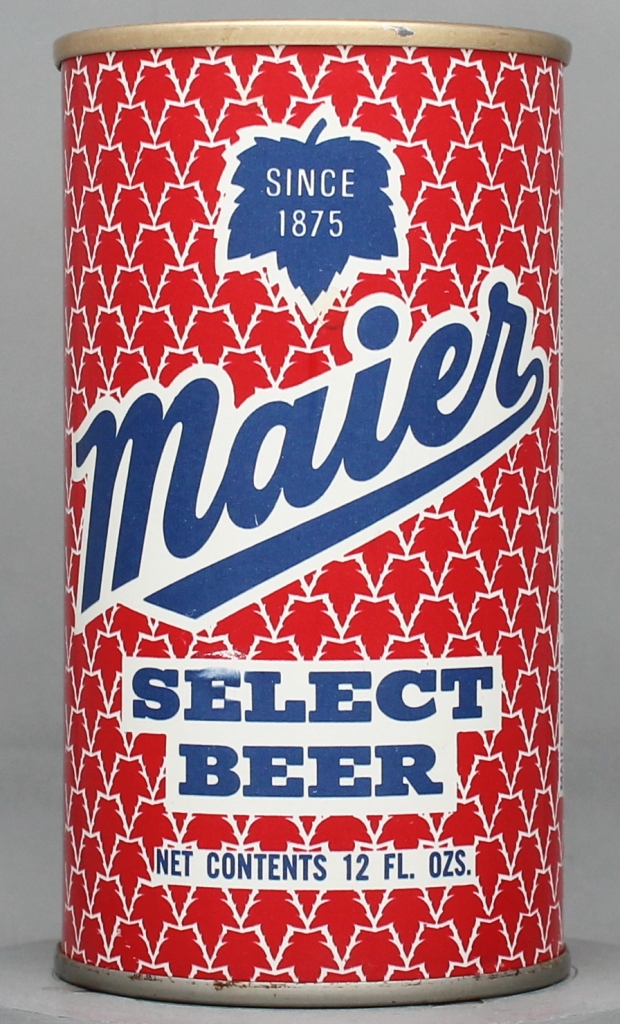 Maier Select Beer 12 Oz Tab Top Can