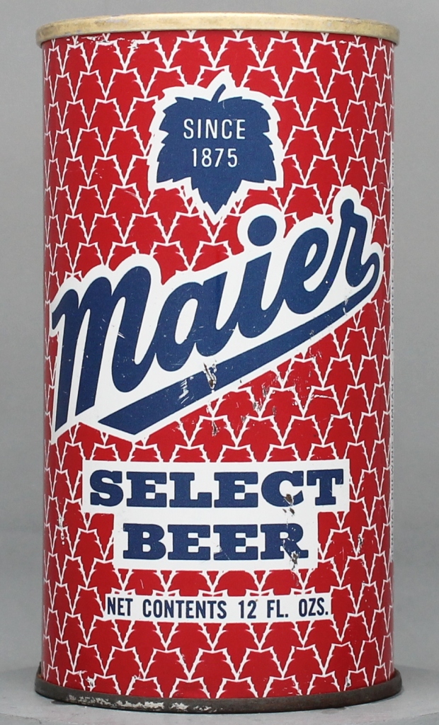 Maier Select Beer 12 Oz Tab Top Can