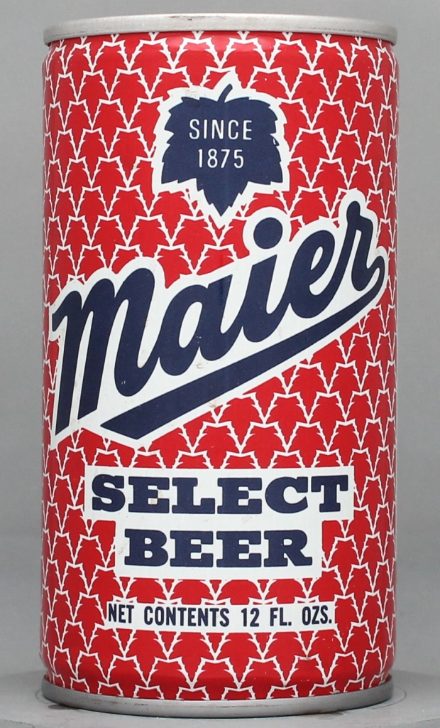 Maier Select Beer 12 Oz Tab Top Can