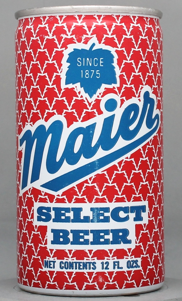 Maier Select Beer 12 Oz Tab Top Can