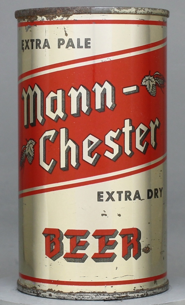 Mann-chester Extra Pale Dry Beer 12 Oz Insert Top Can
