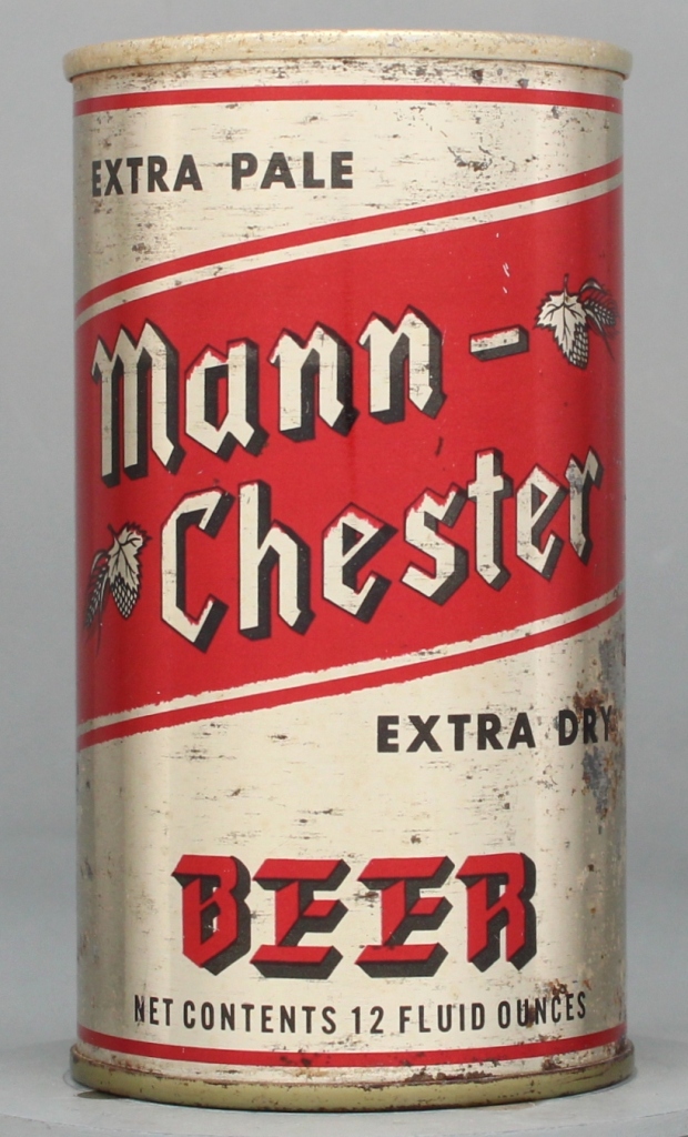 Mann-Chester Extra Pale Dry Beer 12 Oz Tab Top Can