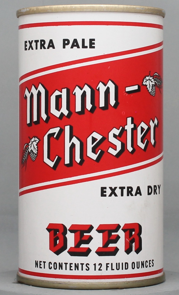 Mann-chester Extra Pale Dry Beer 12 Oz Tab Top Can