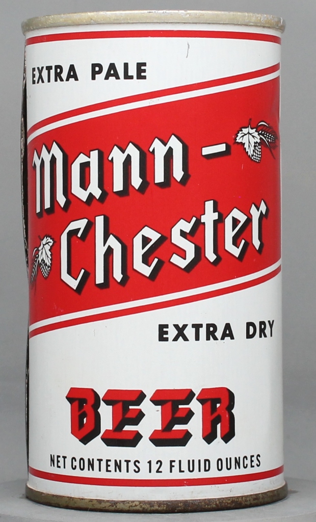 Mann-chester Extra Pale Extra Dry Beer 12 Oz Tab Top Can