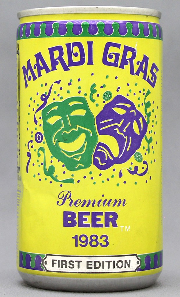 Mardi Gras Premium Beer 12 Oz Tab Top Can
