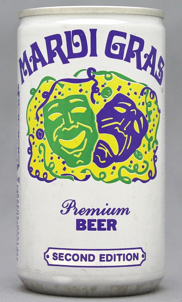 Mardi Gras Premium Beer 12 Oz Tab Top Can