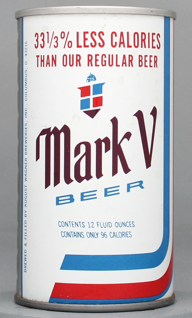 Mark V Beer 12 Oz Tab Top Can