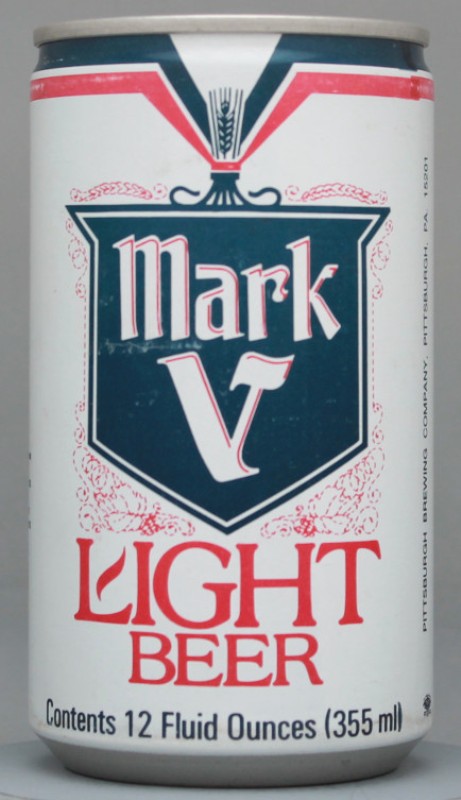 Mark V Light Beer 12 Oz Tab Top Can