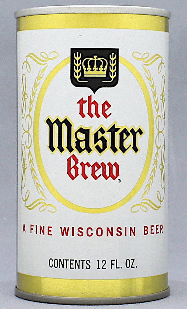 Master Brew Beer 12 Oz Tab Top Can