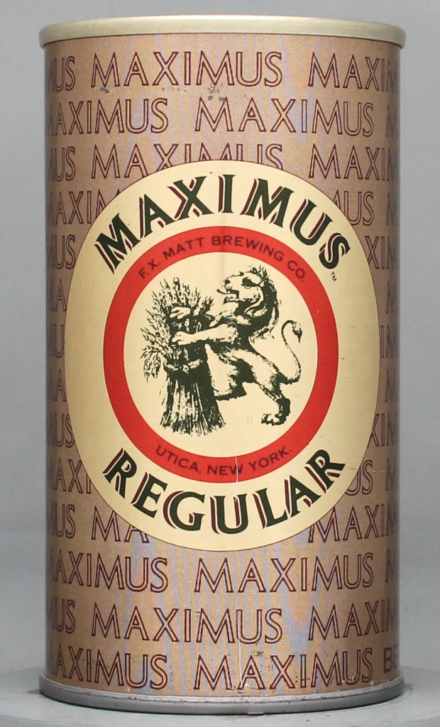 Maximus Regular Beer 12 Oz Tab Top Can