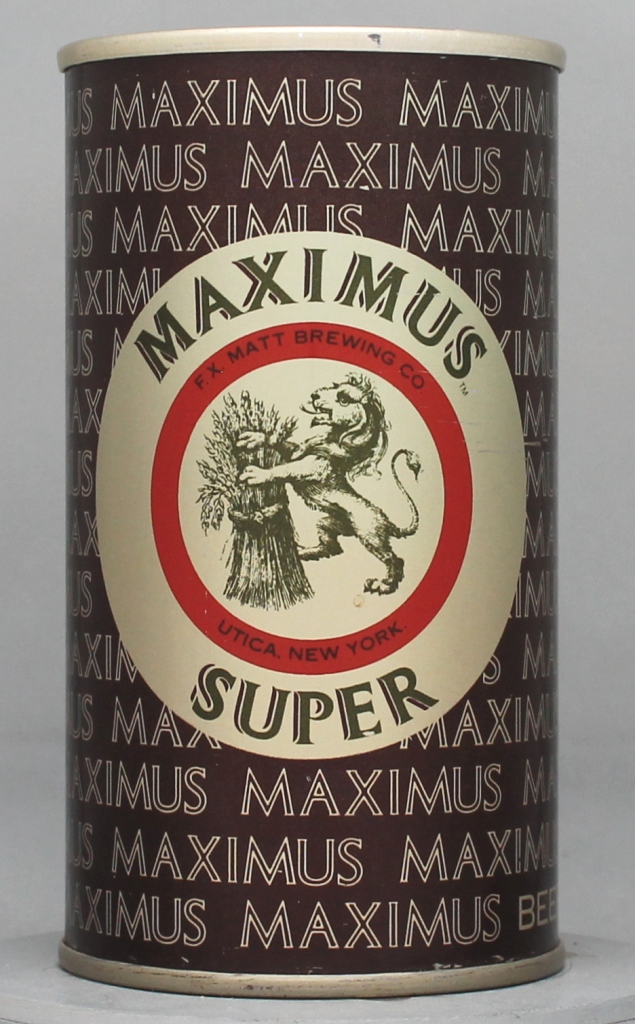 Maximus Super Beer 12 Oz Tab Top Can