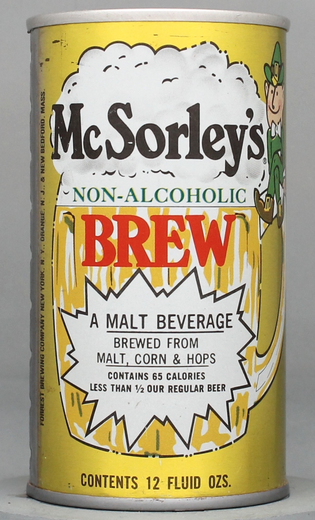Mc Sorley's Non-alcoholic Near Beer 12 Oz Tab Top Can
