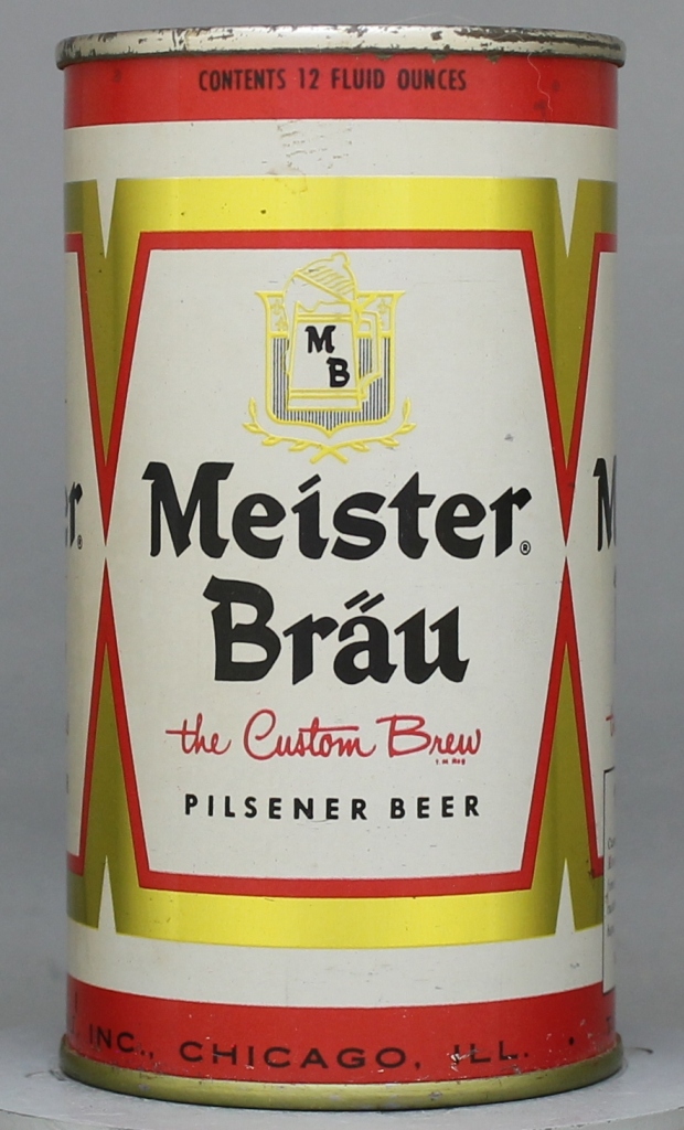 Meister Brau Beer 12 Oz Insert Top Can