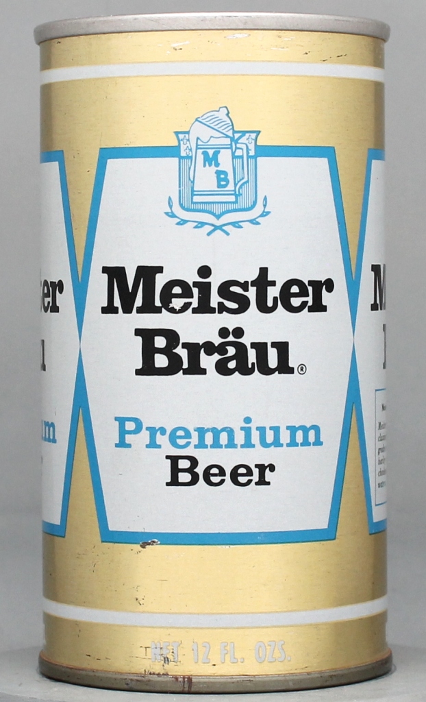 Meister Brau Premium Beer 12 Oz Tab Top Can