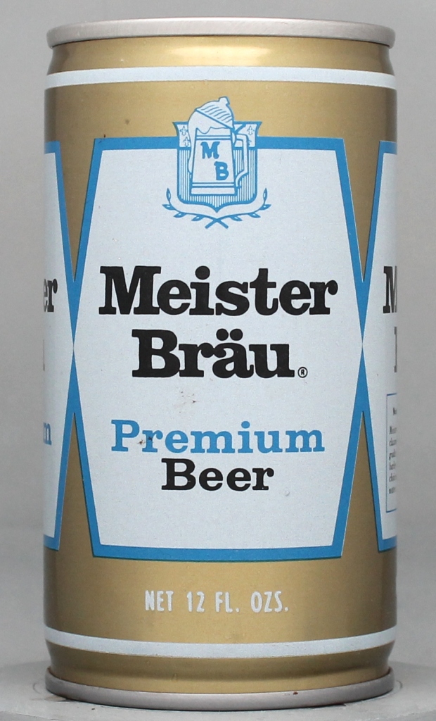 Meister Brau Premium Beer 12 Oz Tab Top Can