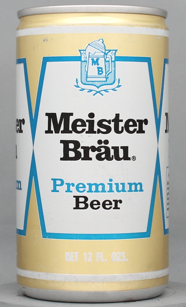 Meister Brau Premium Beer 12 Oz Tab Top Can