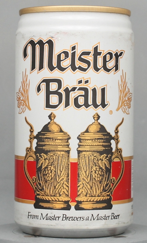 Meister Brau Beer 12 Oz Tab Top Can