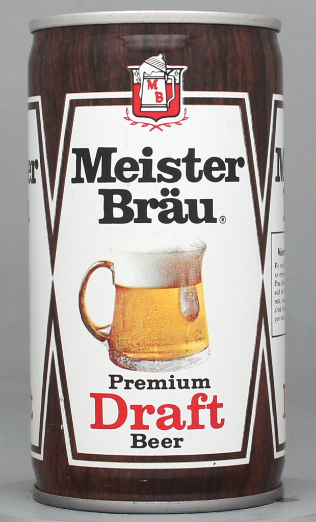 Meister Brau Premium Draft 12 Oz Tab Top Can