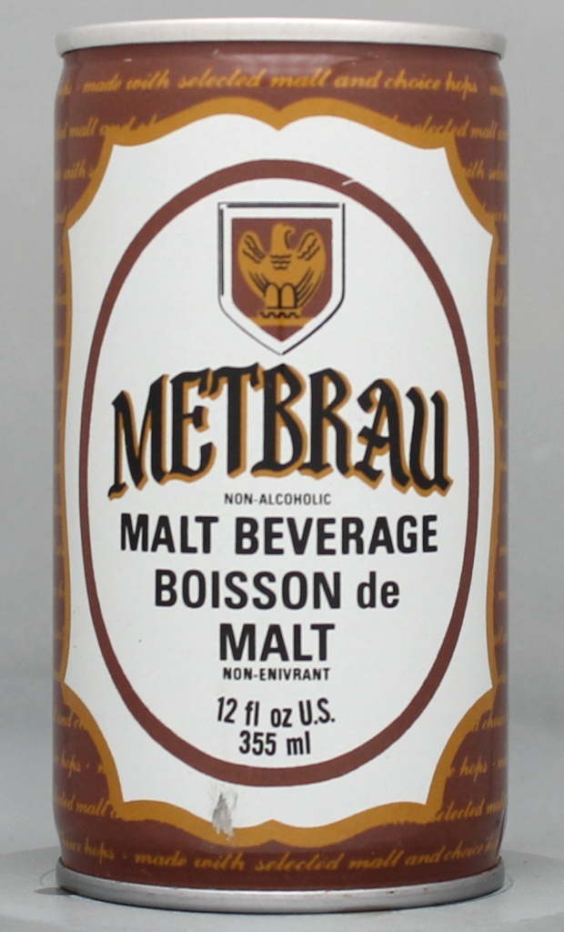 Metbrau Non-alcoholic Malt Beverage 12 Oz Stay Top Can