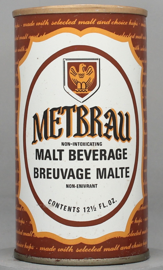 Metbrau Non-intoxicating Near Beer 12 Oz Tab Top Can