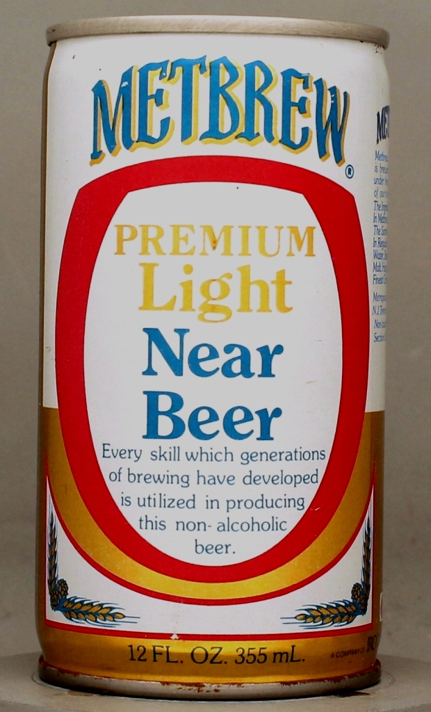 Metbrew Premium Light Near Beer 12 Oz Tab Top Can