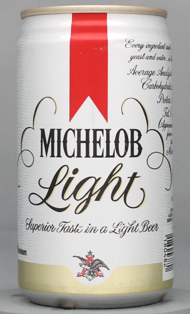 Michelob Light Beer 12 Oz Tab/Stay Top Can