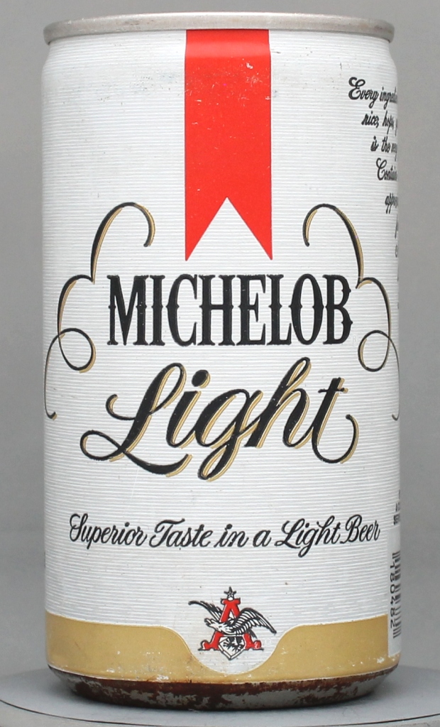 Michelob Light Beer 12 Oz Tab Top Can