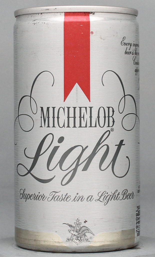 Michelob Light Beer 12 Oz Tab Top Can