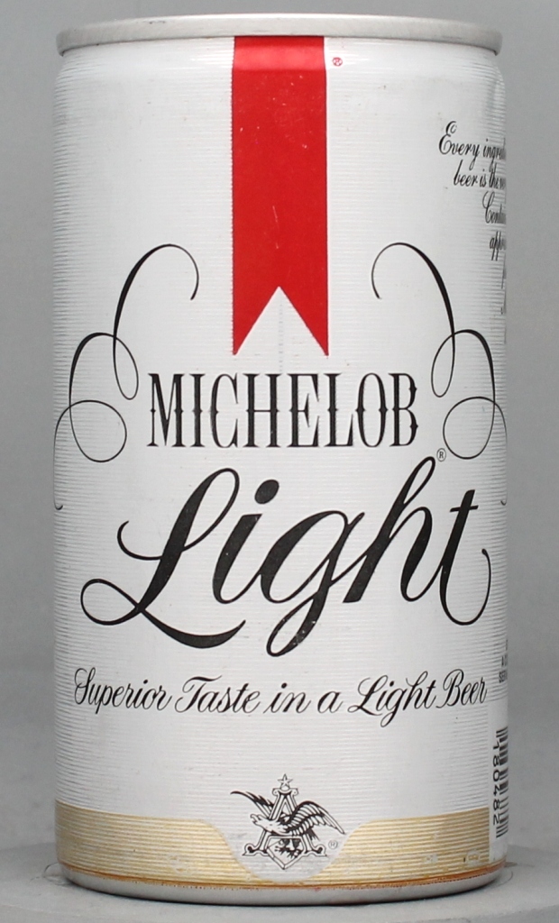 Michelob Light Beer 12 Oz Tab Top Can
