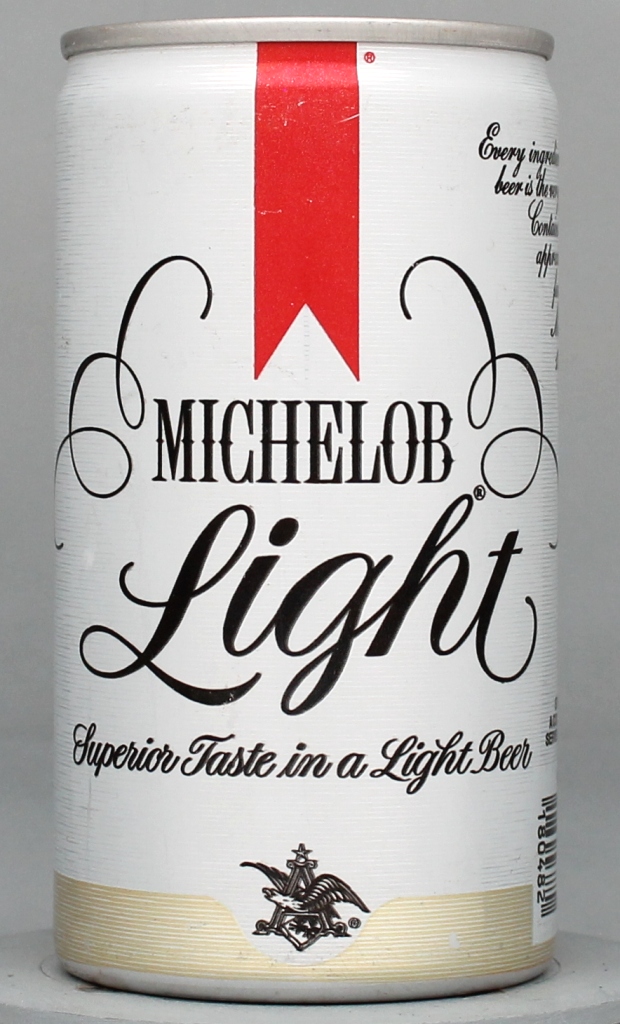 Michelob Light Beer 12 Oz Tab Top Can
