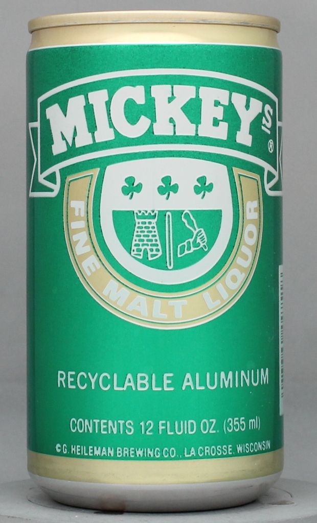 Mickey's Fine Malt Liquor 12 Oz Tab/Stay Top Can
