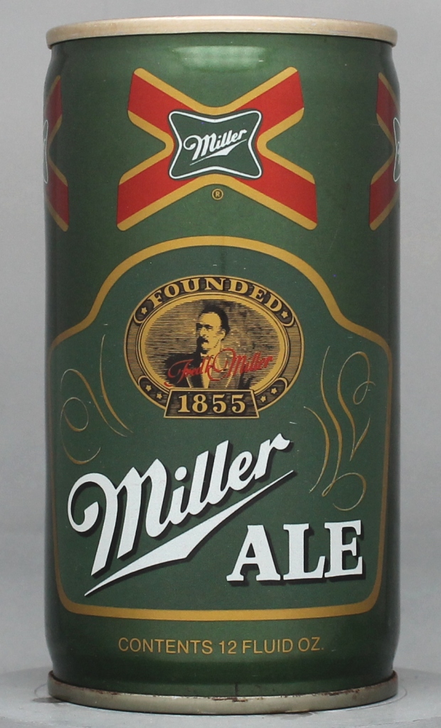 Miller Ale 12 Oz Tab Top Can