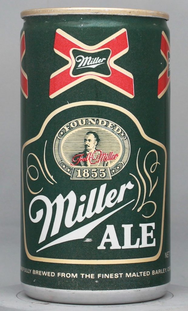 Miller Ale 12 Oz Tab Top Can