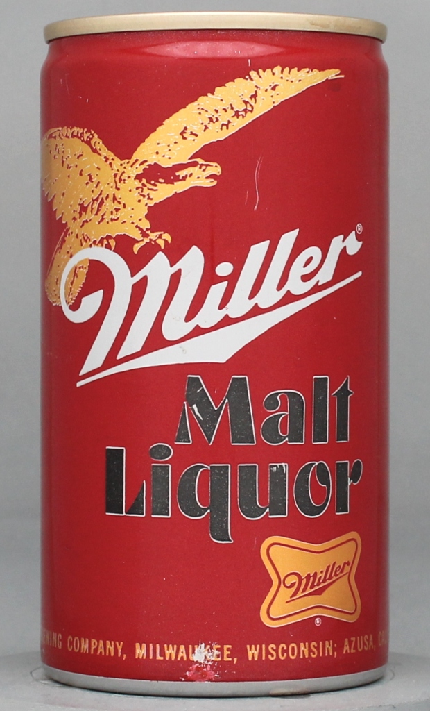 Miller Malt Liquor 12 Oz Tab Top Can
