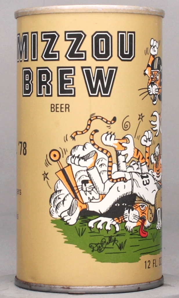 Mizzou Brew Beer 12 Oz Tab Top Can