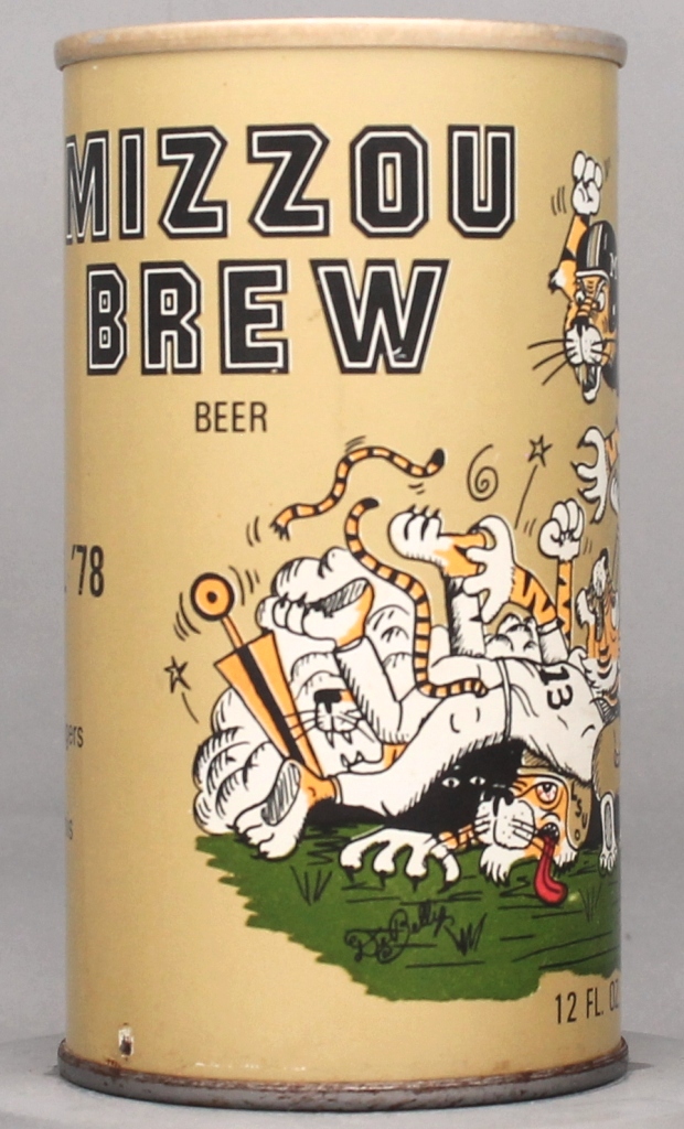 Mizzou Brew Beer 12 Oz Tab Top Can