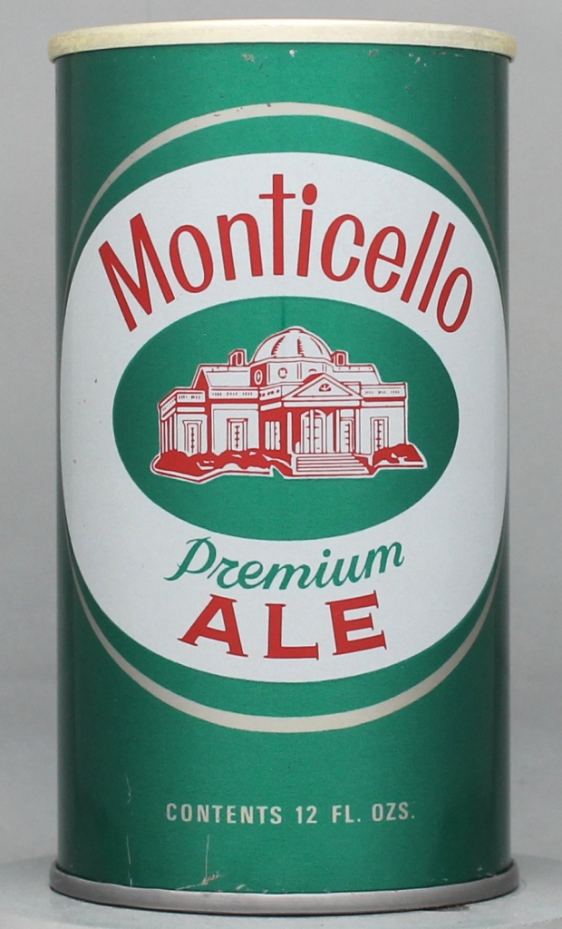 Monicello Ale 12 Oz Tab Top Can